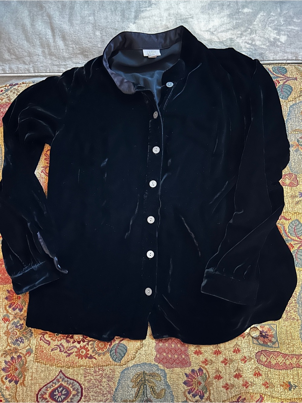 Velvet blouse
